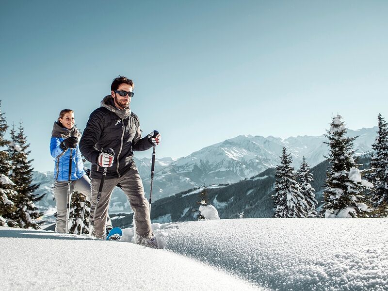 Winterwandern auf der Schmittenhöhe | © Schmittenhöhebahn AG/Felsch Winterwandern auf der Schmittenhöhe | © Schmittenhöhebahn AG/Felsch