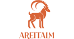 Bild eines stilisierten Steinbocks mit dem Text 'AreitAlm'. | © AreitAlm