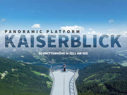 View from the Kaiserblick platform in Zell am See. | © Schmittenhöhebahn AG