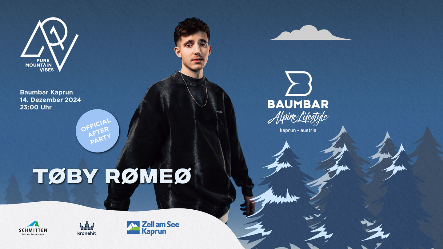 DJ Toby Romeo bei der Aftershow Party in der Baumbar Kaprun